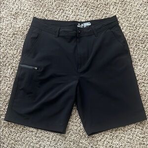 Men’s Black Cargo Dri Fit Shorts